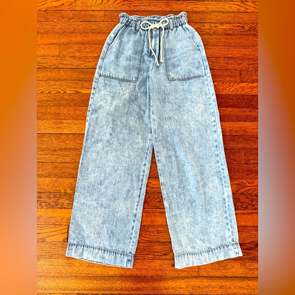 Rails Ryan Drawstring Wide leg Jeans Size XS Excellent condition
